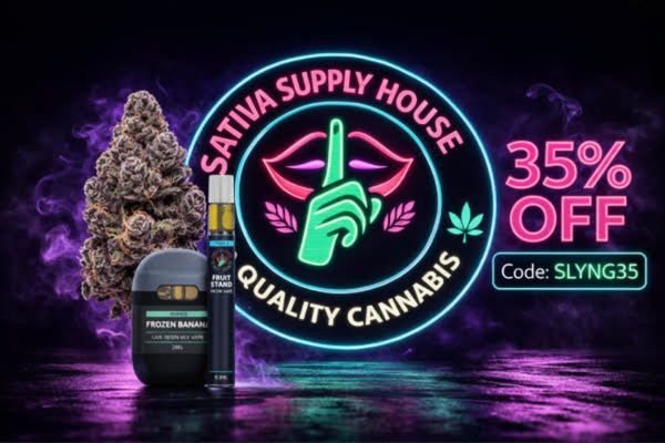 35% off any hemp flower at Sativa Supply House Today