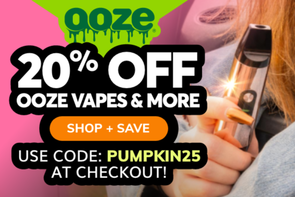 20% OFF Ooze with code PUMPKIN25 For Vapes and more! | (Verified) September 2025