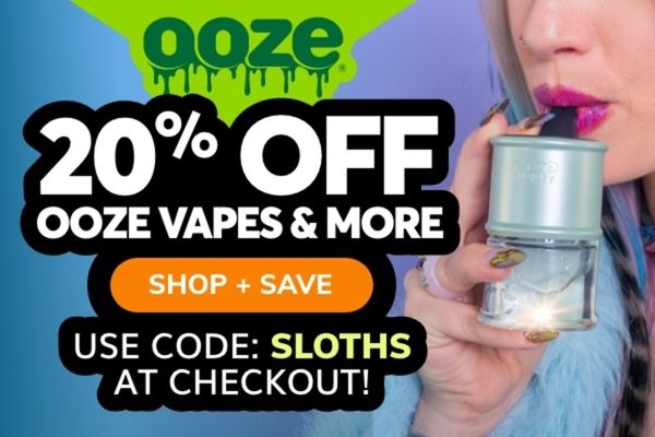 20% OFF Ooze with code SLOTHS For Vapes and more! | (Verified) April 2026